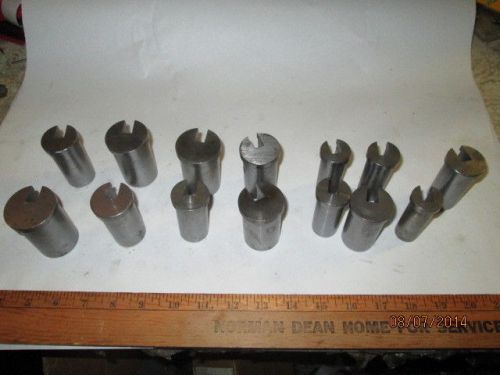 Machinist tools lathe mill huge lot of dumont broach bushings for sale
