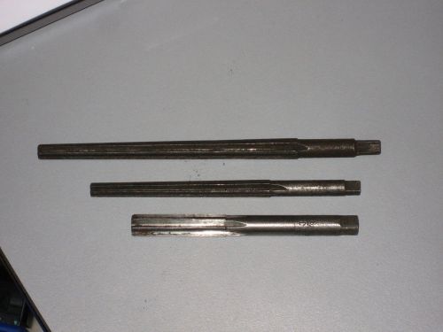 Lot of Three Reamers #5, #6, 3/8&#034;