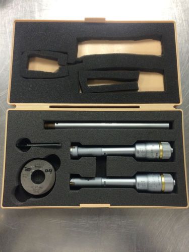 Mitutoyo 368-917 Holtest Vernier Inside Micrometer, Complete Unit Set