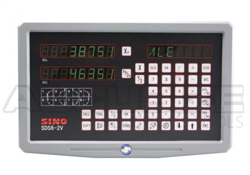 2-Axis DRO for Milling Machine and Lathe Scales, SINO Brand, #SDS6-2V
