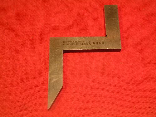 Machinist multi angle gauge,gage,square,brown&amp;sharpe,shaper,planer,585d,try for sale