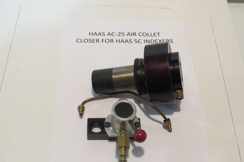Haas ac-25 pneumatic collet closer attachment for haas 5c indexers for sale