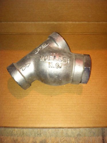 Mueller strainer 1 1/2&#034; socket weld - stainless steel - new ! for sale