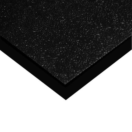 High Density Polyethylene Plastic Sheet 1&#034; x 25&#034; x 48&#034; - Black Textured