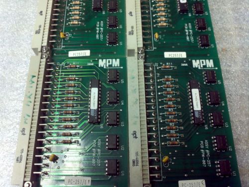 Speedline/MPM PC-257/E Motion Cards (Lot of 4)