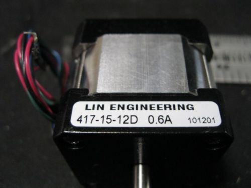 417-15-12D LIN ENGINEERING 417-15-12D  STEPPING MOTOR, 0.6A 4.8V