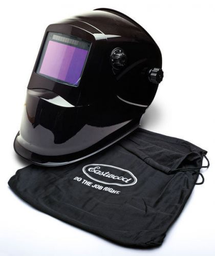 Eastwood large view auto darkening arc mig tig welding helmet &amp; storage bag for sale