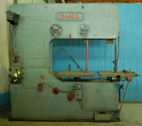 60&#034; x 26&#034; DOALL &#034;ZEPHYR&#034; VERTICAL BAND SAW  - #25561