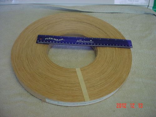 Wood Veneer White Oak Edge Banding Edging 7/8&#034; 500 ft long .5mm