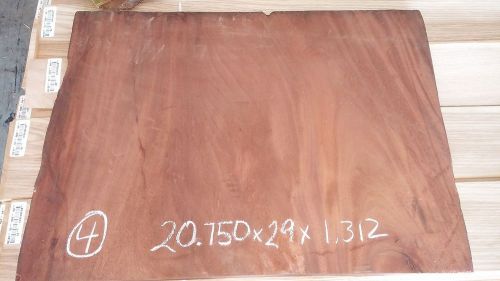 Mahogany Crotch Board Lumber. 20.8 x 29, 1.312 Thick.