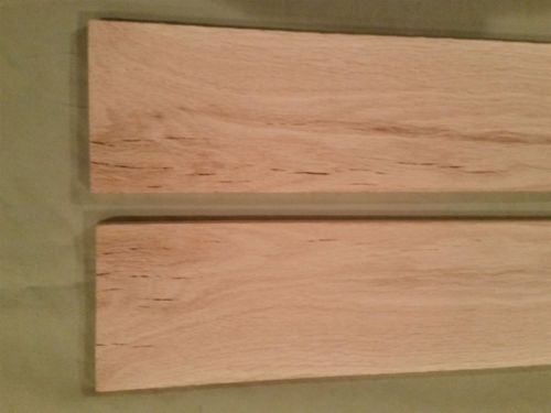 2 @ 23 x 3.5 x 3/8 Red Oak Thin wood craft Board Scroll Saw #LR25
