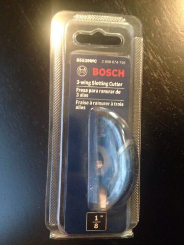 Bosch 1/8&#034; 3-Wing Slotting Cutter 85529MC