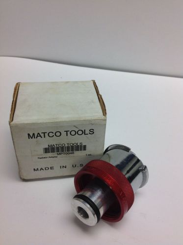 Radiator adapter mpt0046, matco tools for sale