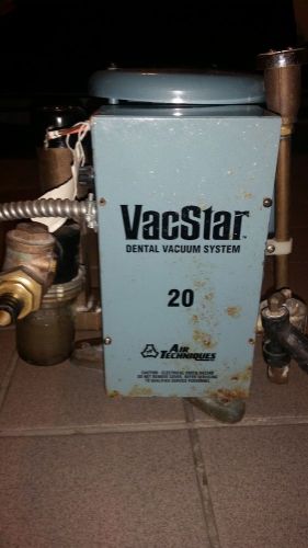 Dental air techniques vacstar 20 vacuum pump for sale