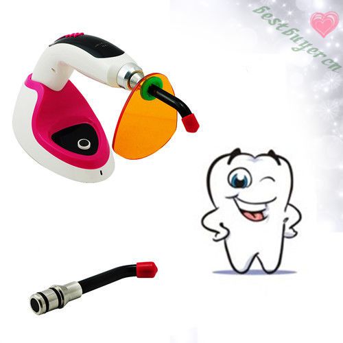Wireless cordless led dental curing light‘lamp1400mw power whitening rose rod for sale