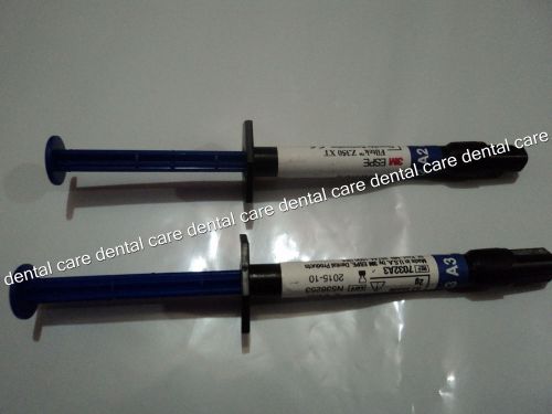 Pack of 2x Filtek Z350XT Supreme Flowable Dental Composite Syringe Shades A1,A2