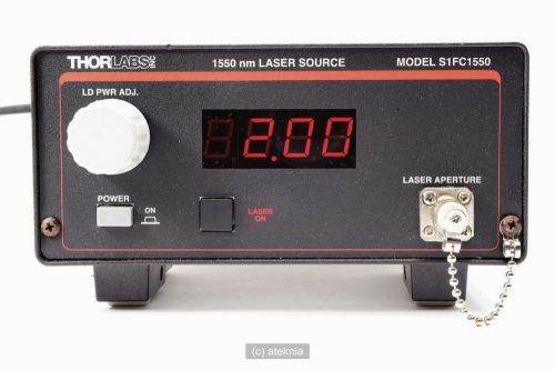 ThorLabs S1FC1550 Fiber Coupled Fabry-Perot Adjustable Benchtop Laser Source