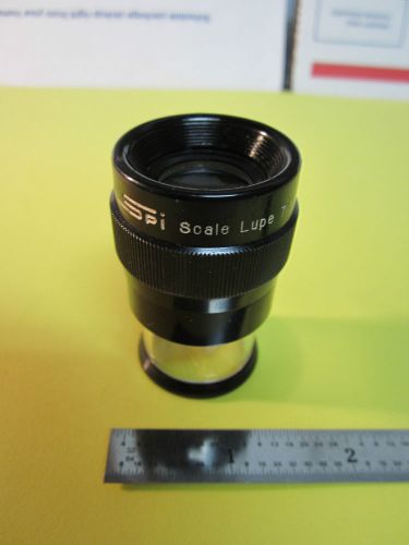 SPI OPTICAL LOUPE SCALE LUPE 7X JAPAN WITH MEASURING RETICLE NICE OPTICS BIN#A3
