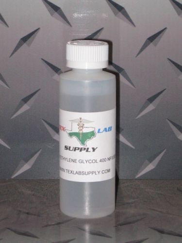 Tex Lab Supply 4 Fl. Oz. POLYETHYLENE GLYCOL - 400 USP GRADE - Sterile
