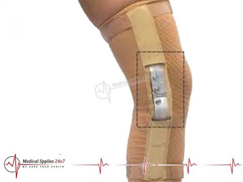 Best Quality Tri-Axle Hinged Knee Cap/Support To Help Prevent Hyper (Size-XL)