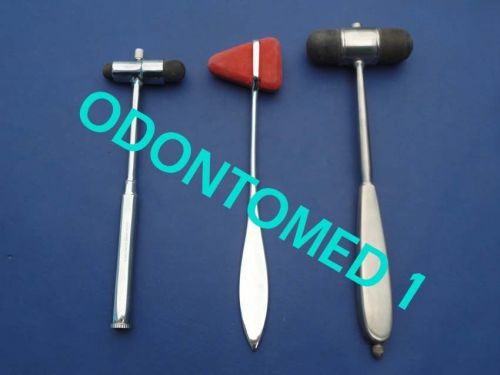 3 Neurogical Hammers Set Chiropractic Physical Therapy