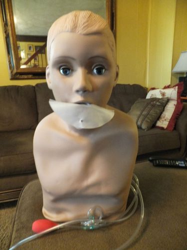 Older gsc armstrong little joe cpr resusci manikin with air bags + tote bag for sale