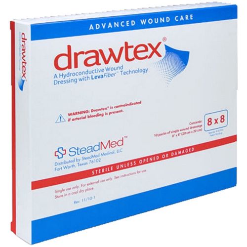 Drawtex Dressing with LevaFiber Technology: 4&#034; x 39&#034; Roll - Box of 5