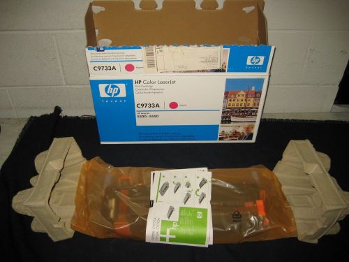 GENUINE HP C9733A LASER JET 5500 5550 Magenta TONER New OEM printer ink 13k page