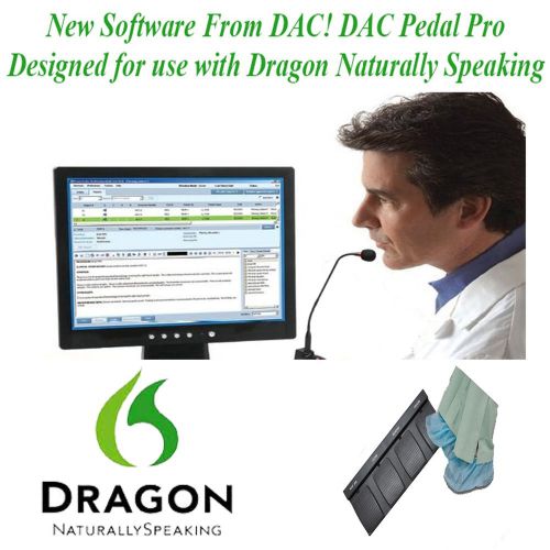 Dac pedal pro  hotkey software for handsfree dragon dictation, software only for sale