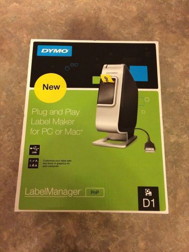 New in Box Dymo LabelManager PnP Label Thermal Printer for PC or Mac