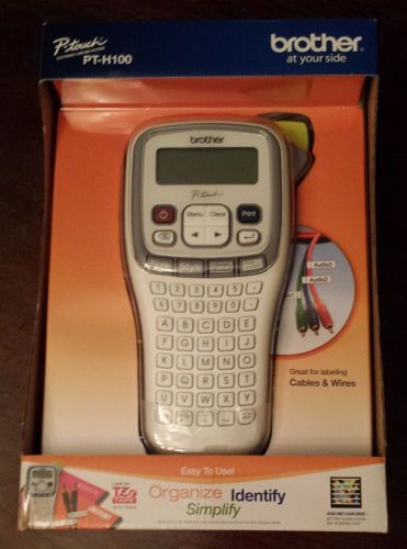 Brother P-Touch PT-H100 Handheld Label Maker New Retail Box