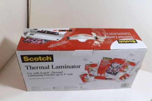 LAMINATING MACHINE- SCOTCH, NEW IN BOX WITH POUCHES- NEVER REMOVED FROM BOX