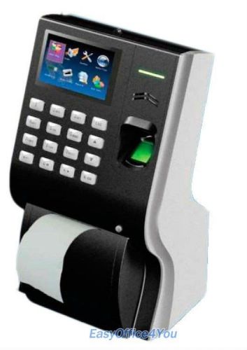LP400 3&#034; TFT Fingerprint Time Attendance device with Built-in thermal printer