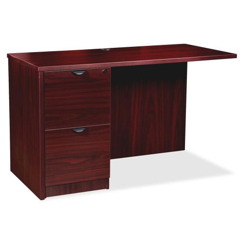 Lorell llr79036 prominence series mahogany laminate desking for sale