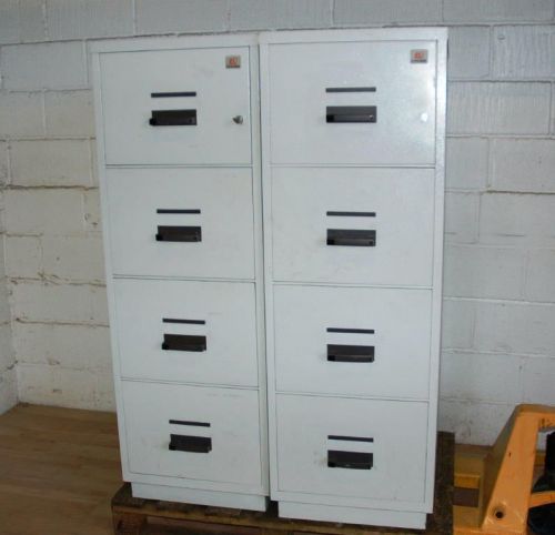 CHUBB 2hour 4dwr Fire-Proof Filing Cabinet safe office secure storage (unitD&amp;E)