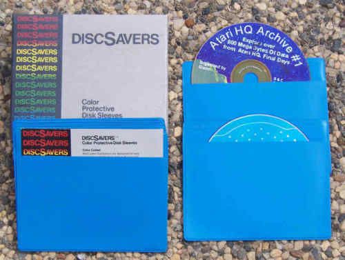 Vinyl CDROM Disk Sleeve New 2 Boxes of 12/24 Each