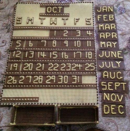 Homemade Vintage Calendar Made In The 80s Build Your Own