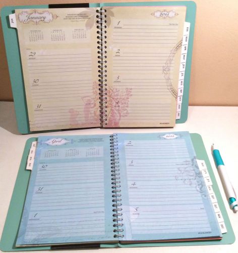 2015 AT-A-GLANCE® Daily/Weekly/Monthly Planner/Organizer/Colorful Pages/8.5&#034;x11&#034;