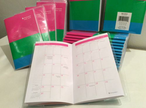 4.50$ new at-a-glance july 2014-2016 two year monthly pocket planner/organizer for sale