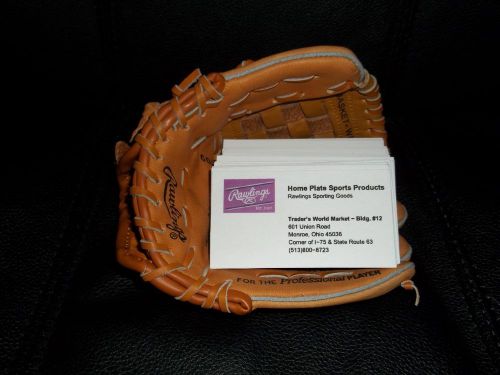 Mini Major League Baseball Glove Business Card Holder! Great Desk Gift Item!