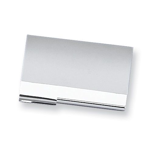 Nickel-plated Plain Business Card Case Office Accessory