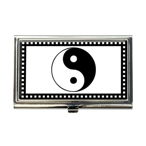 Yin yang symbol business credit card holder case for sale