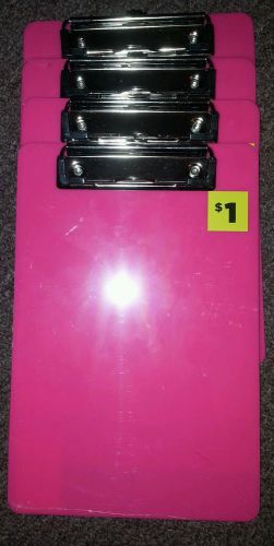 Mini clipboard 6&#034; x 9&#034; pink 2 for a $1.50