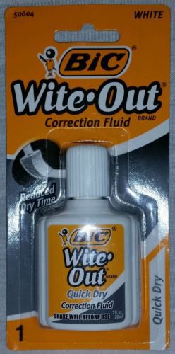 Bic Wite Out Correction Fluid