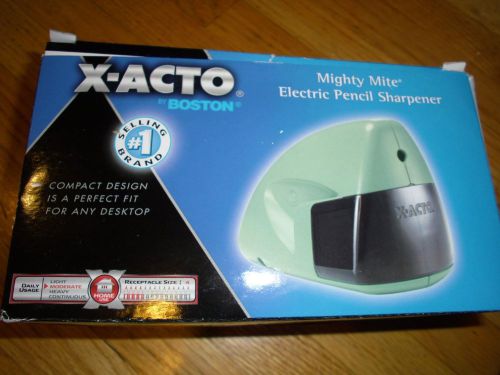New X-Acto Mighty Mite Electric Pencil Sharpener - EPI19500 Desktop - 1 Hole(s)