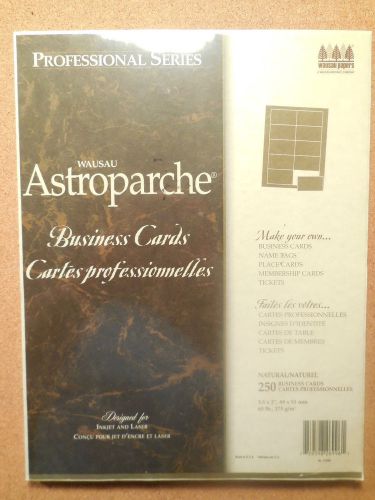 Wausau Astroparche Business Cards