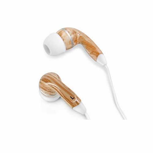 BRAND NEW - Ep5437 Graphic Collection Wood Headphones- White