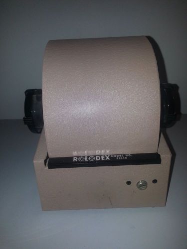 Vintage ROLODEX File Model 2254D with used cards
