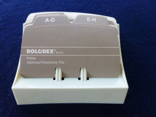 ROLODEX PETITE  TRAY, INCLUDES A-Z GUIDES &amp; STARTER SET OF ADDRESS CARDS