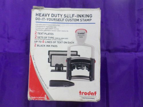 trodat heavy duty self inking stamp trodat 5253